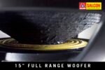 15" FULL RANGE PRO SPEAKER CLOSE UP