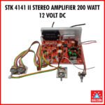 Salcon STK 4141 II Stereo Amplifier 200w 12v DC Red Ice Series (326)