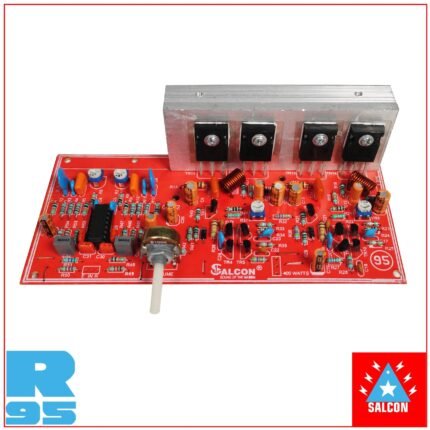 Salcon 400 Watt Sub-Amp With Low Pass Filter Red Ice Series (329)