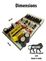 4 Mosfet Flat Audio Board with dual 12 V SMPS