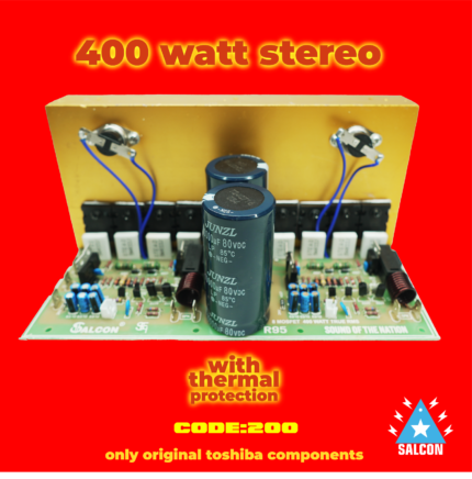 8 Mosfet Stereo With Thermal Protection New Generation (200)